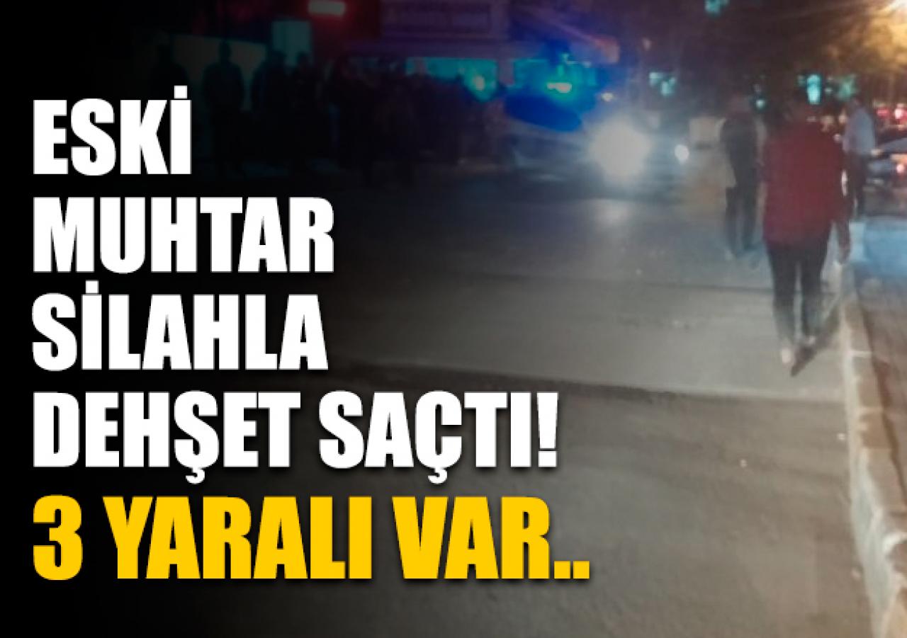 Beylikdüzü Kavaklı'da eski muhtar dehşet saçtı! 3 yaralı var...