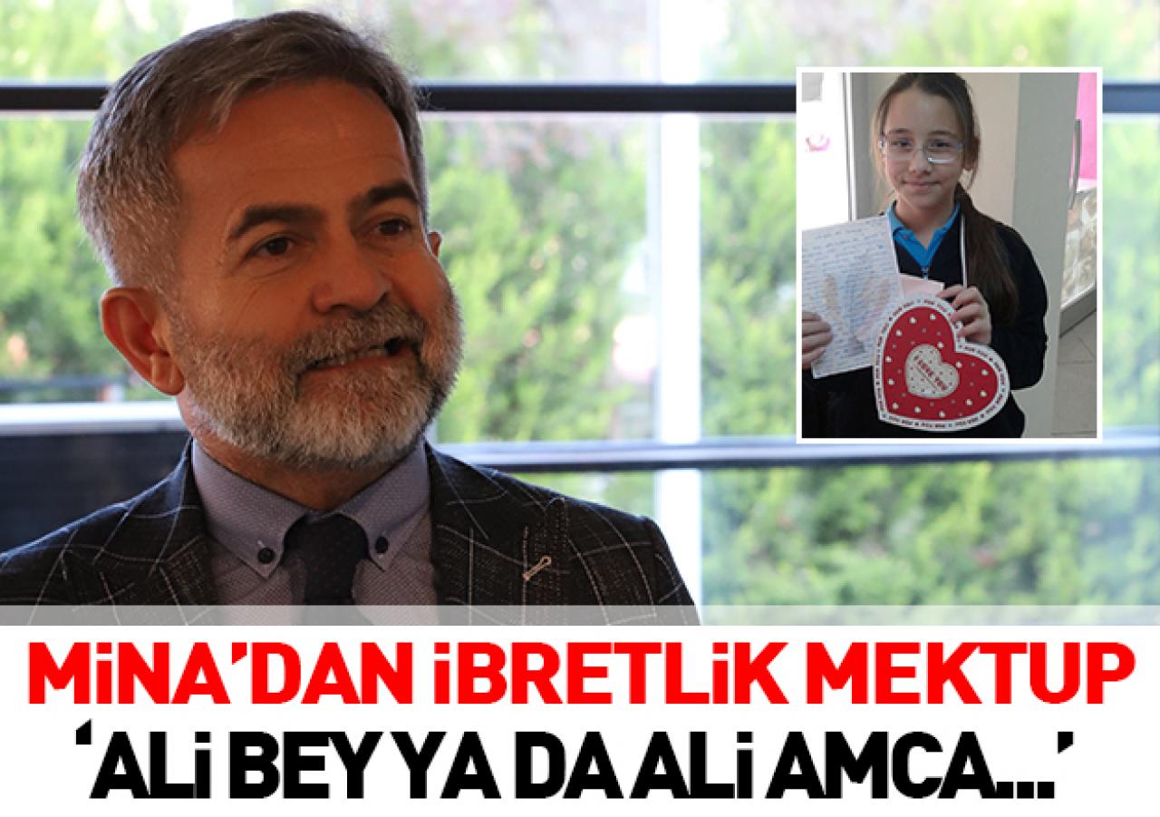 Mina Aydın’dan ibretlik mektup