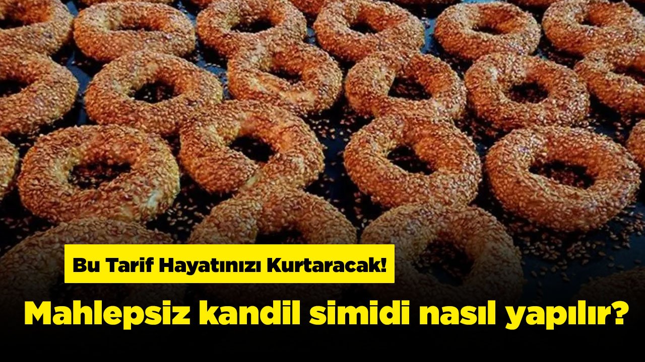 Bu Tarif Hayatınızı Kurtaracak ! Mahlepsiz Kandil Simidi Tarifi!