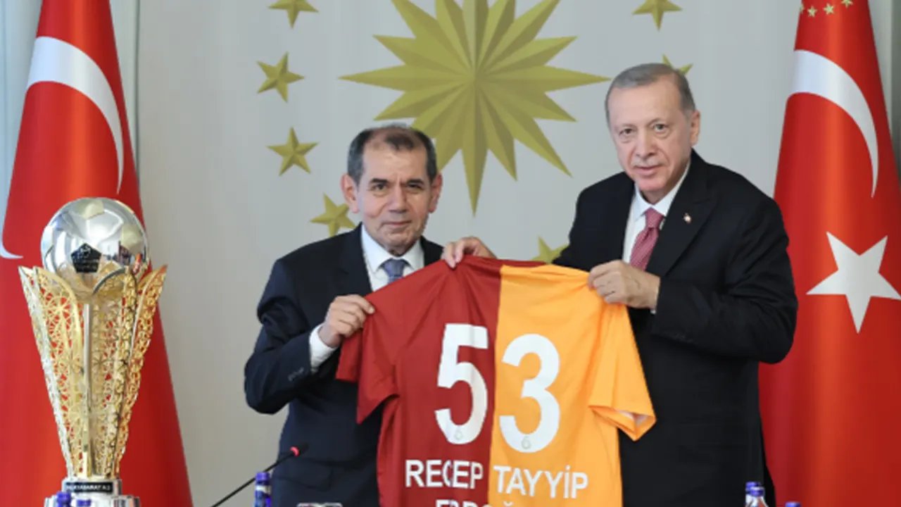 Cumhurbaşkanı Erdoğan, şampiyon Galatasaray’ı kabul etti