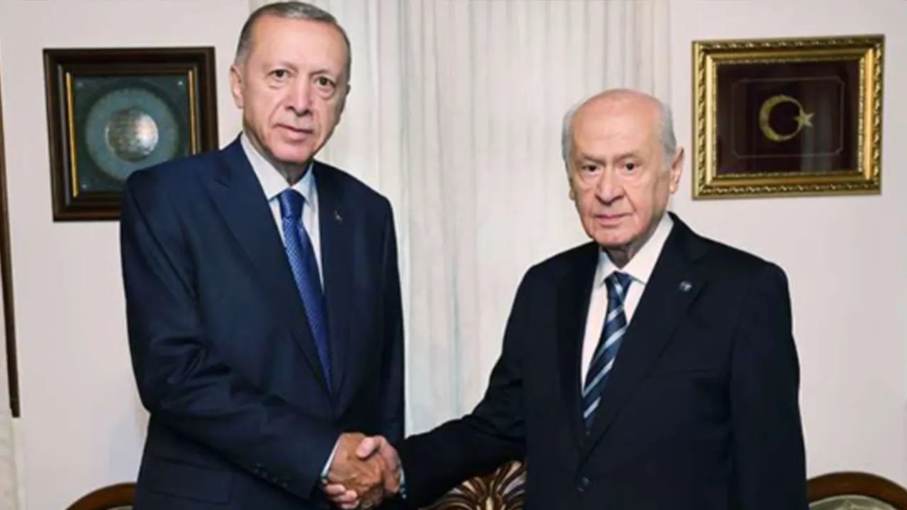 Cumhurbaşkanı Erdoğan Bahçeli ile görüştü