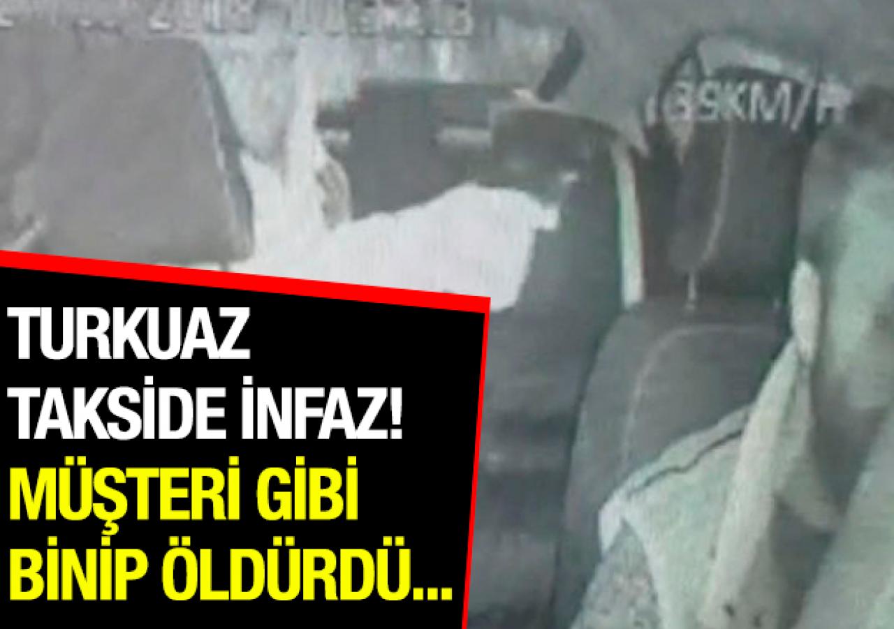 Takside dehşet anları! Müşteri gibi binip saldırdı