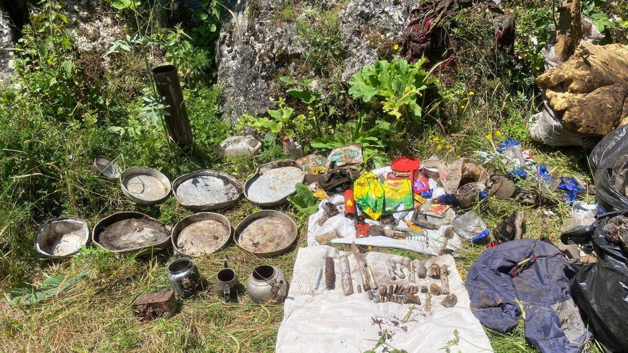 Tokat'ta PKK sığınağı bulundu