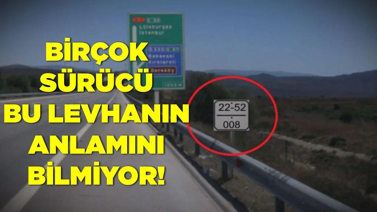 Birçok Kişi Bu Levhanın Anlamını Bilmiyor! Aslında Okuması O Kadar Basitmiş Ki..