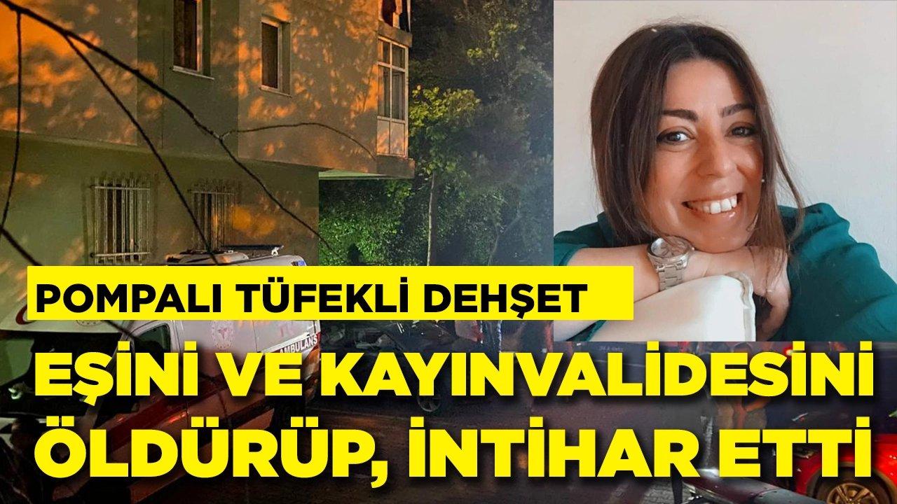 Karısını ve kayınvalidesini öldürüp intihar etti