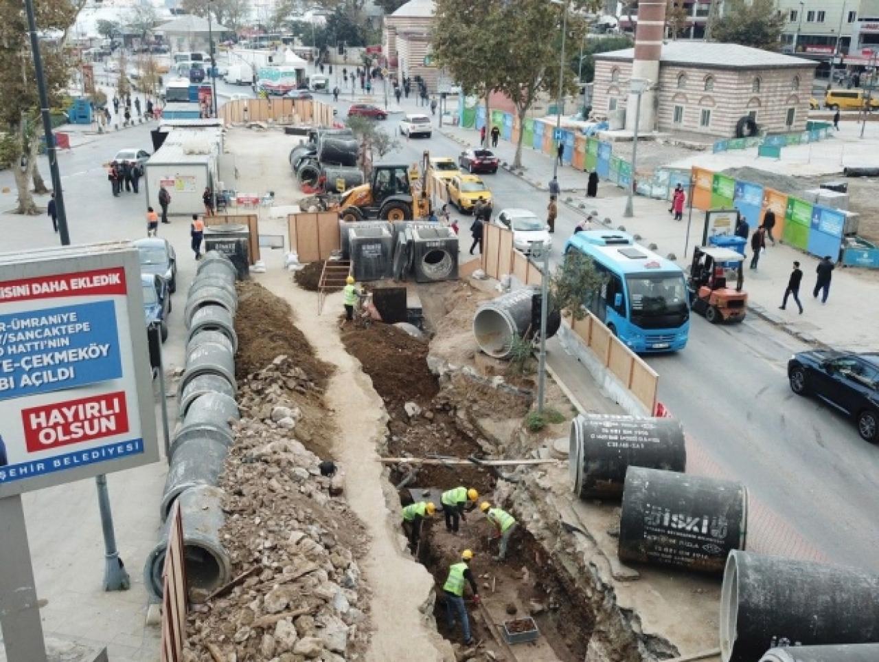 Tarihi kalıntılar kazıyı durdurdu