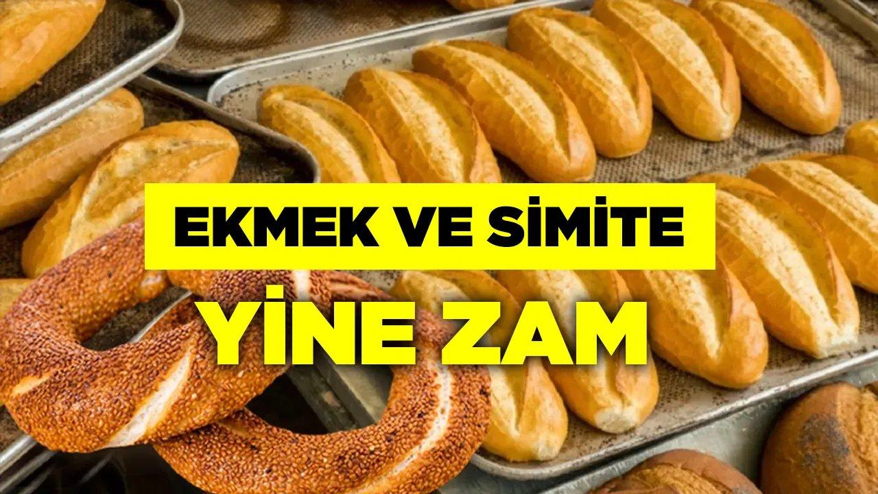 Simit ve ekmekte zamlı fiyat uygulanmaya başladı