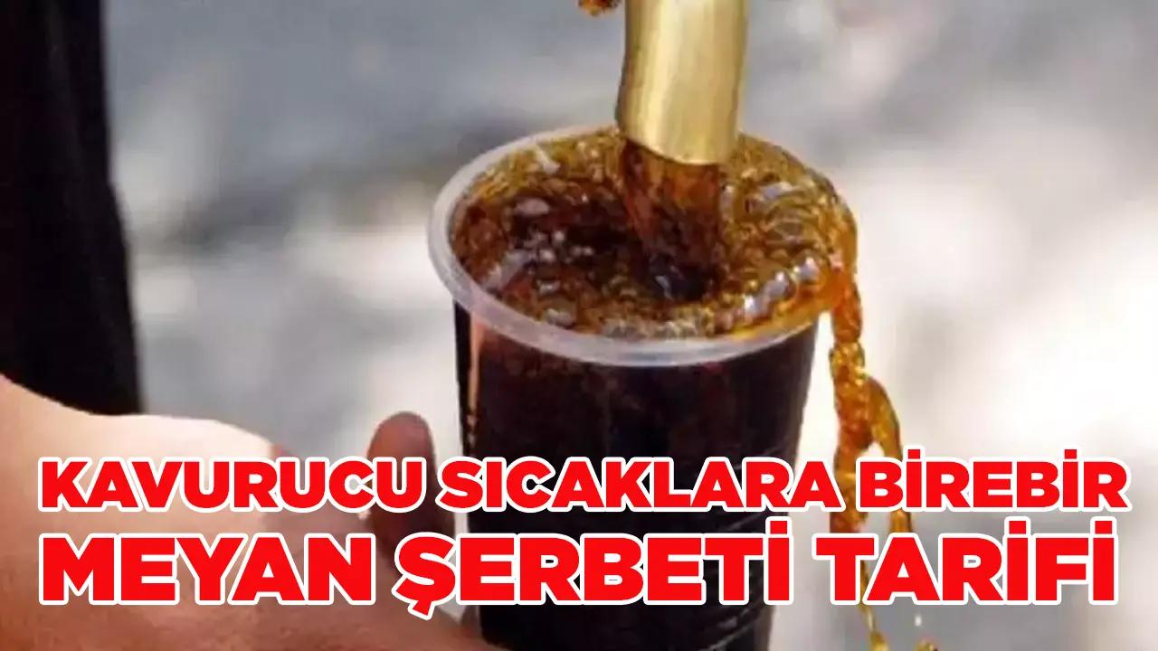 Yaz sıcaklarına birebir! İçinizi ferahlatacak meyan kökü şerbeti tarifi…