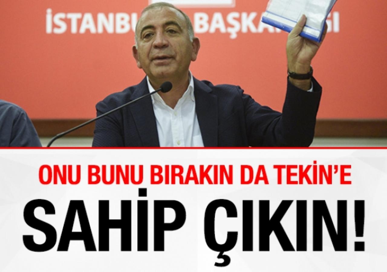 Bırakın cırtık atmayı da Gürsel Tekin'e sahip çıkın..