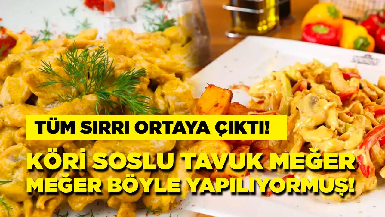 Komşularınızı kokusuyla kapınıza getirtecek köri soslu tavuk tarifi…