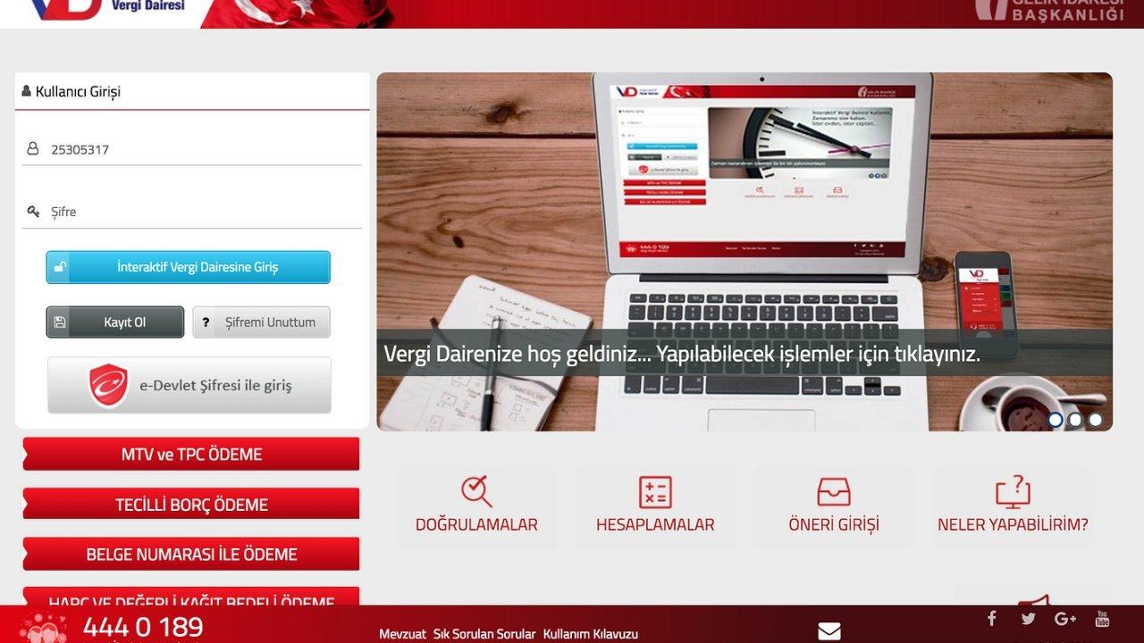 İnteraktif Vergi Dairesi çöktü.. Vergi borcunun son günü kimse ödeme yapamıyor..