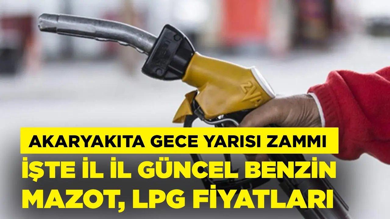 Akaryakıta gece yarısı zammı! Araç sahipleri kontak kapatıyor… İşte güncel benzin, mazot LPG fiyatları 1 Ağustos 2023 Salı