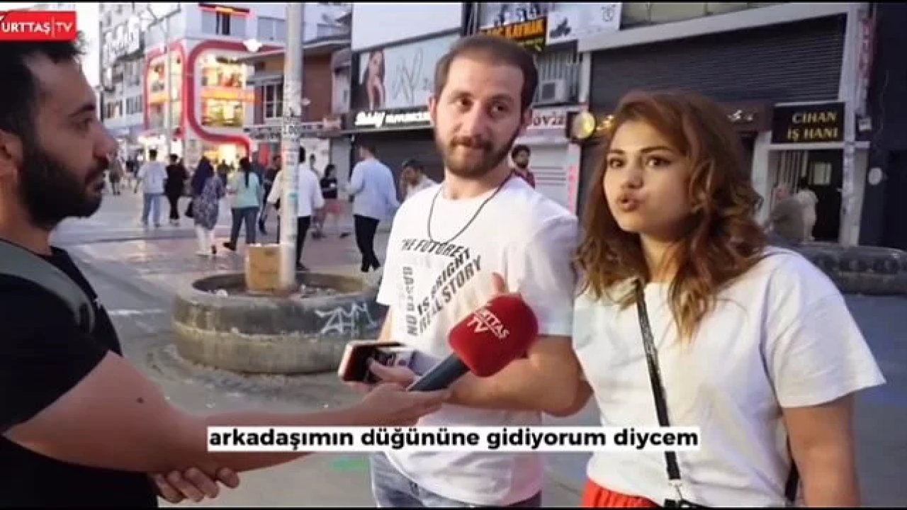 Sokak röportajına koşunan vatandaş dikkat çekti: "Gelin" olduğumu söylemeyeceğim...