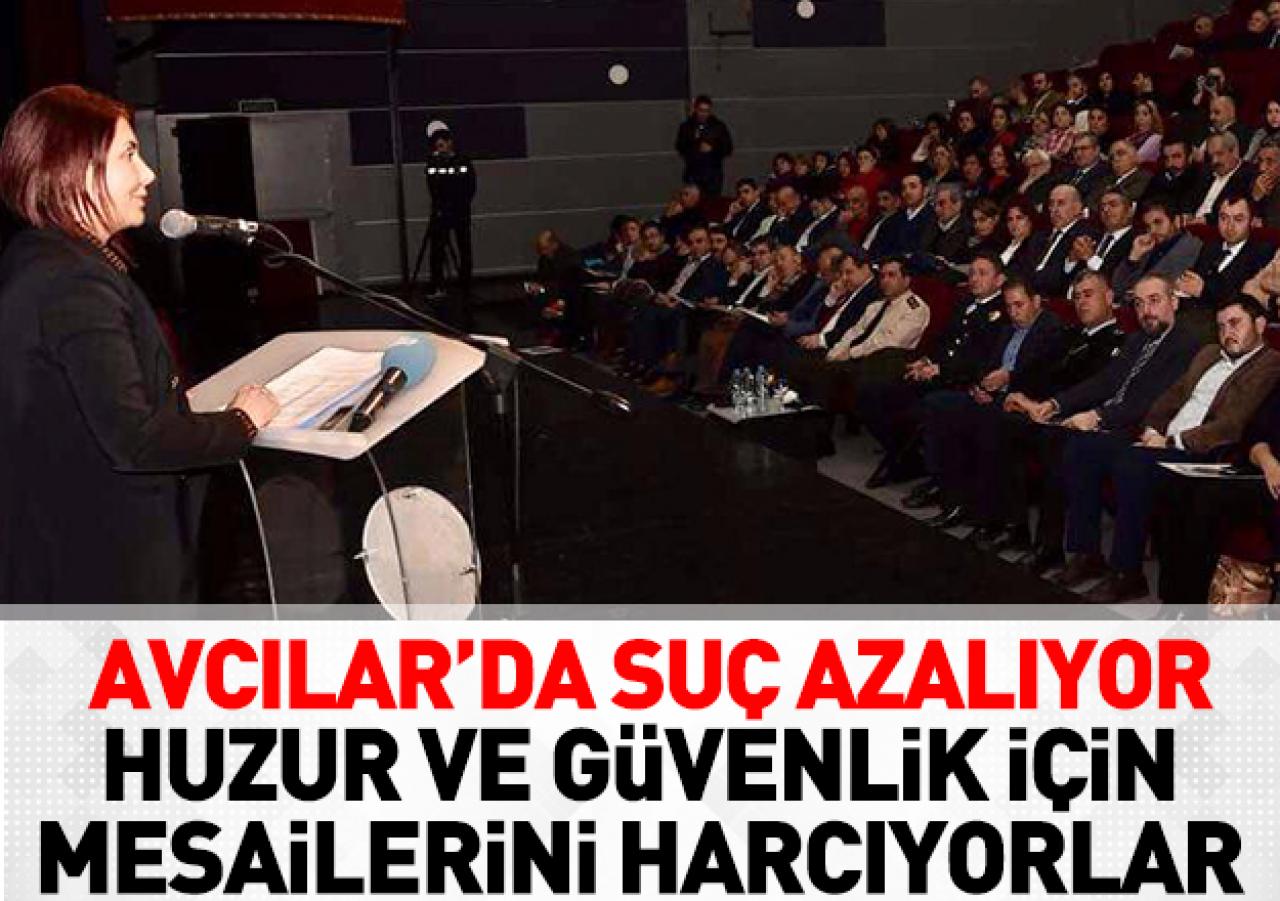 Avcılar’da suç azalıyor