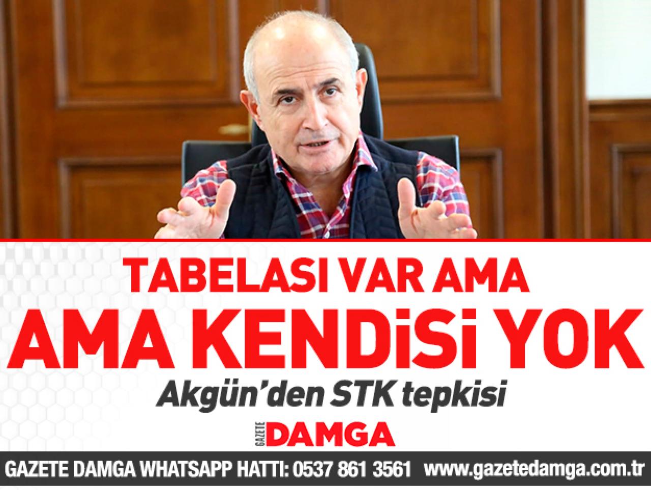 Tabelası var kendisi yok!