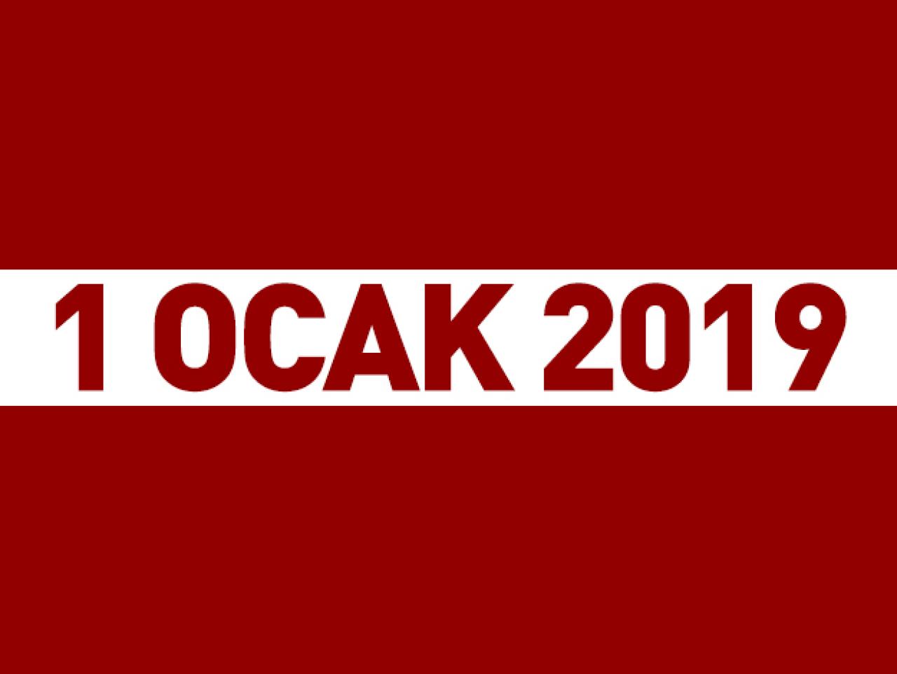 1 Ocak 2019 Salı okullar, postaneler, bankalar, kargolar tatil mi?