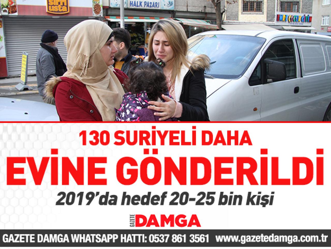 130 Suriyeli daha uğurlandı