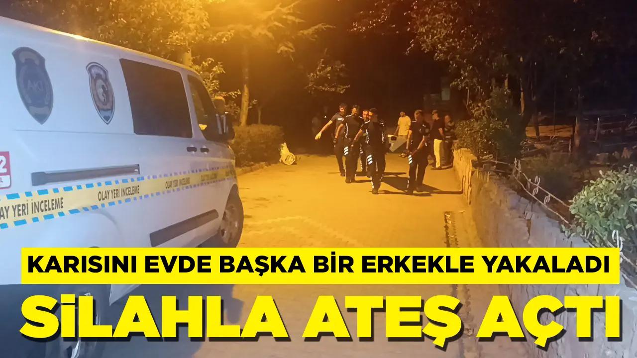 Eşiyle yakaladığı kişiyi tabancayla vurarak öldürdü: Polise gidip teslim oldu