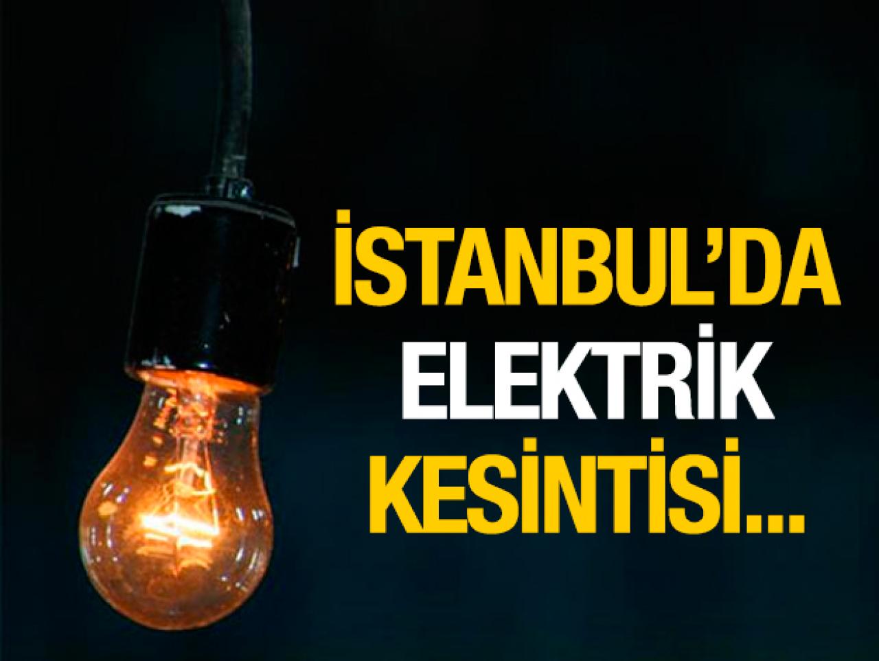 İstanbul 9 Ocak Çarşamba BEDAŞ elektrik kesintileri