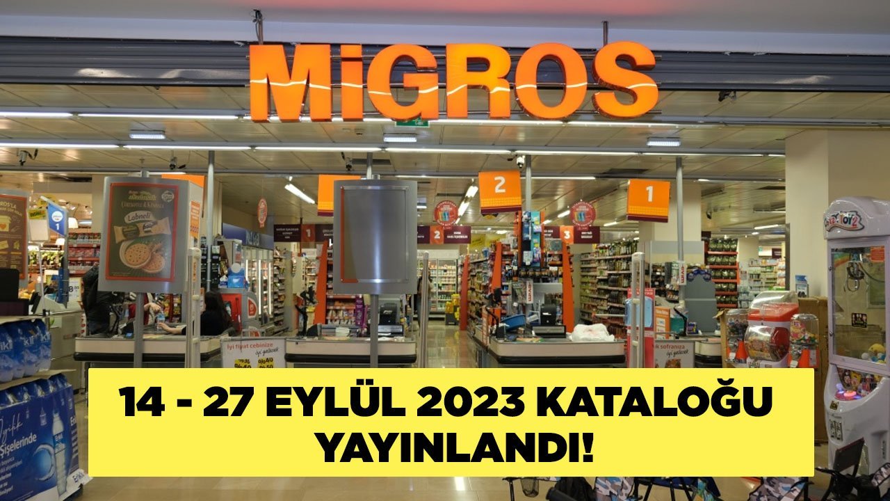 14-27 Eylül 2023 Migroskop aktüel kataloğunda bu hafta hangi ürünler satışa çıkacak?