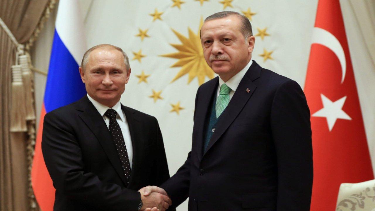 Cumhurbaşkanı Erdoğan, Rusya Devlet Başkanı Putin ile görüştü