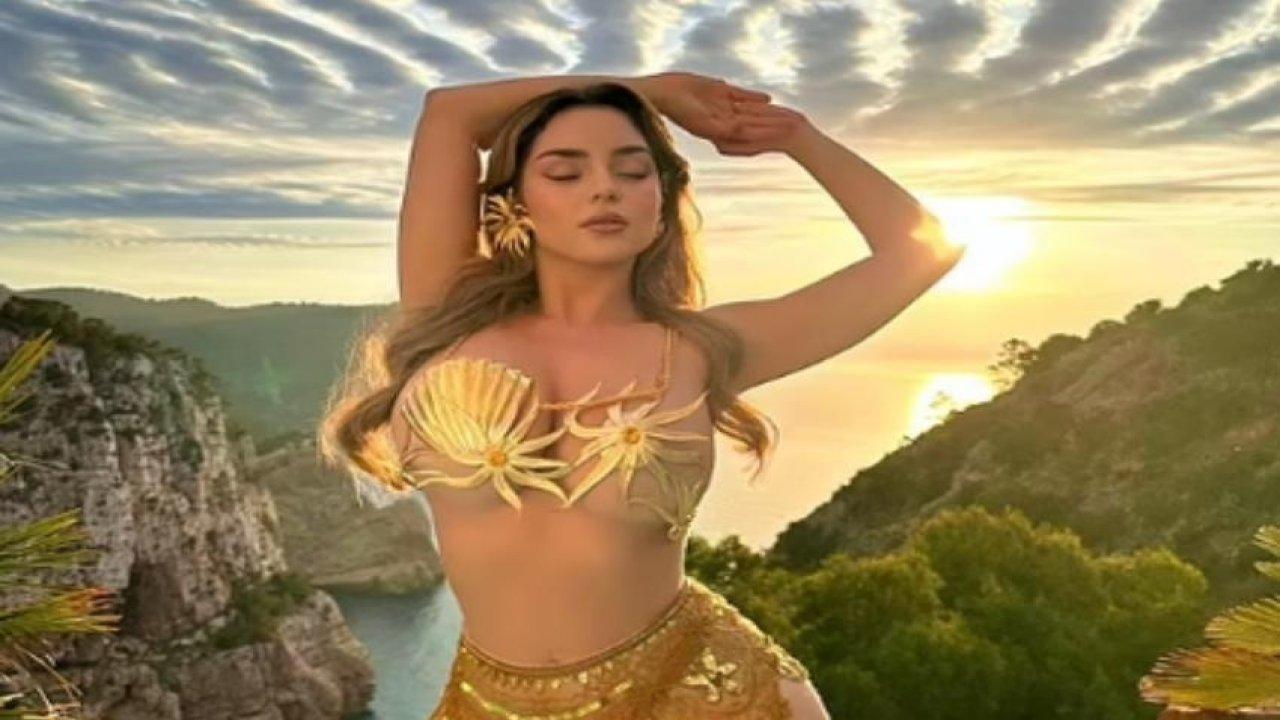 Demi Rose'un giydiği bikinin altı yoktu!