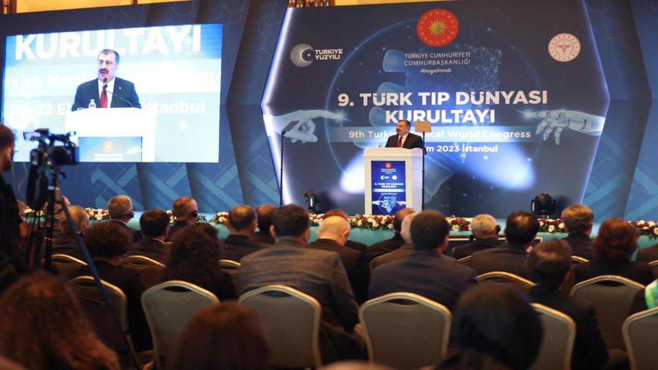 Türk Tıp Dünyası Kurultayı'nda Bakan Koca'dan Gazze mesajı