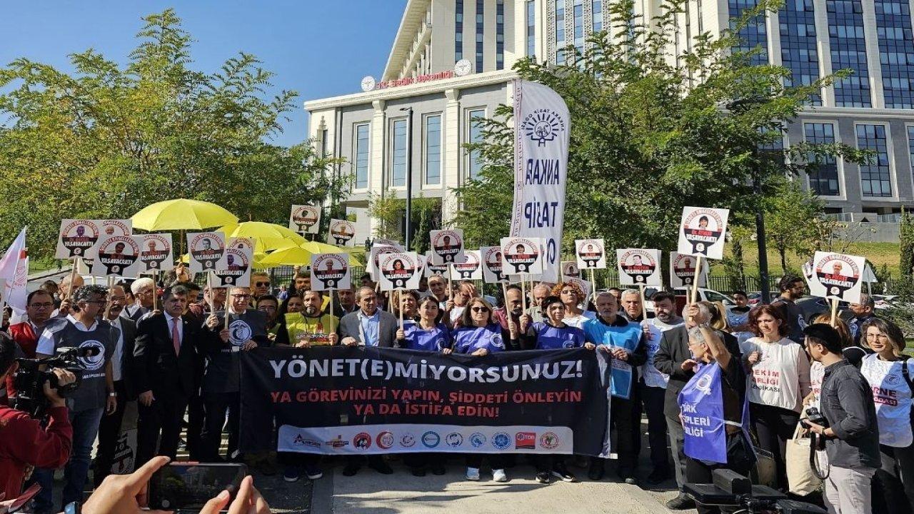 Sağlık Bakanlığı önünde eylem: Yönetemiyorsunuz