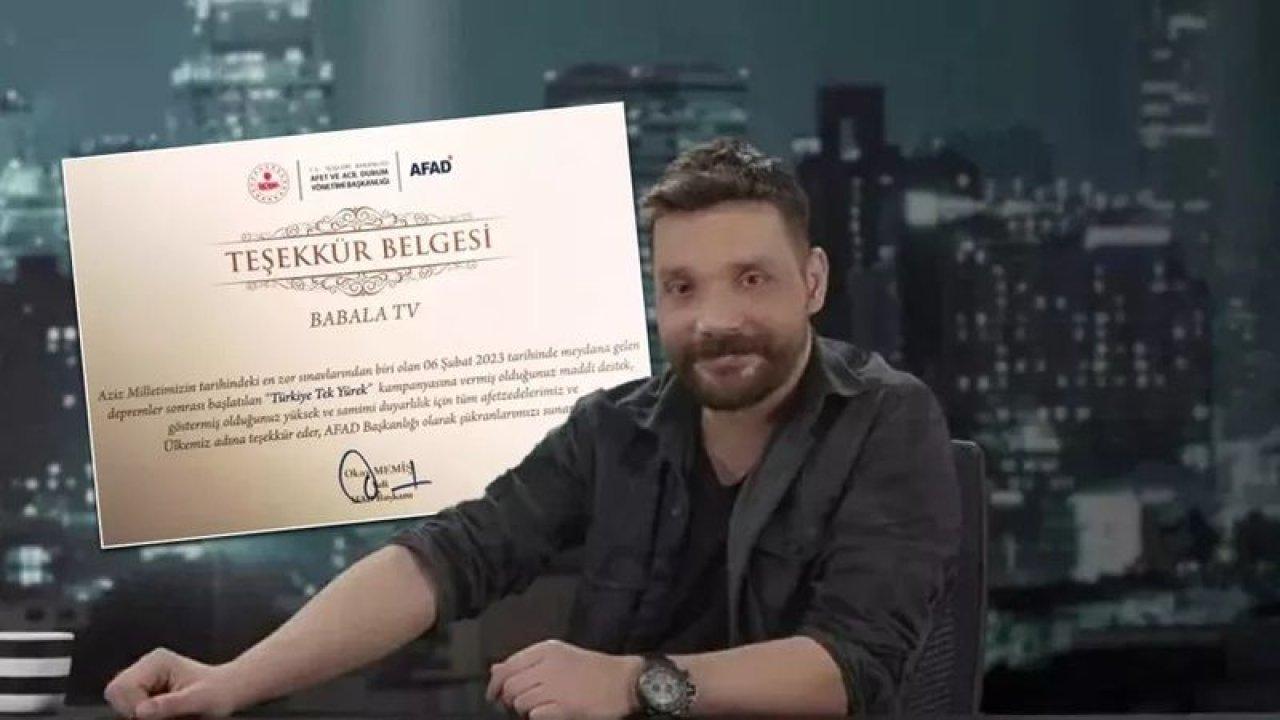 AFAD'dan 'Babala Tv' açıklaması