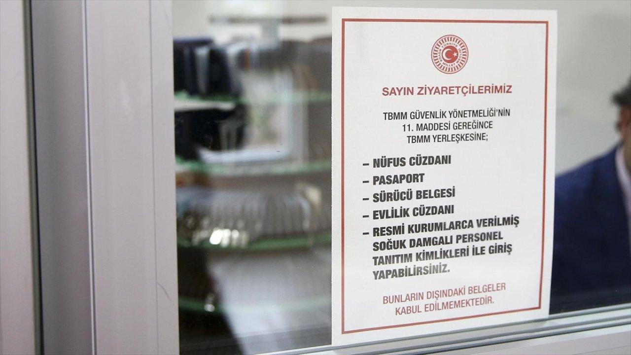 TBMM'ye ziyaretçi girişinde yeni dönem