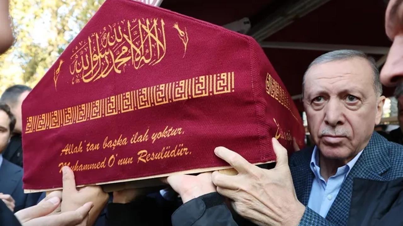 Cumhurbaşkanı Erdoğan, Hacer Coşan'ın cenaze törenine katıldı