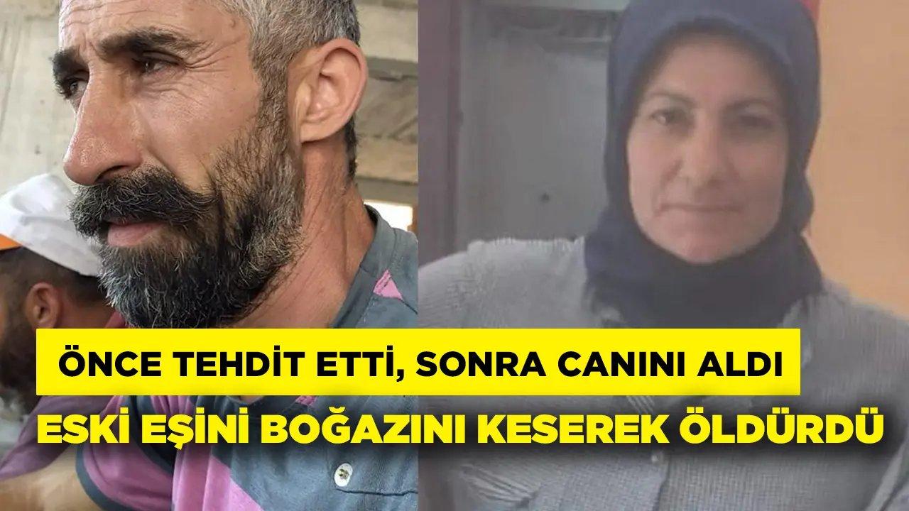 Boşandığı iki çocuğunun annesini boğazını keserek öldürdü