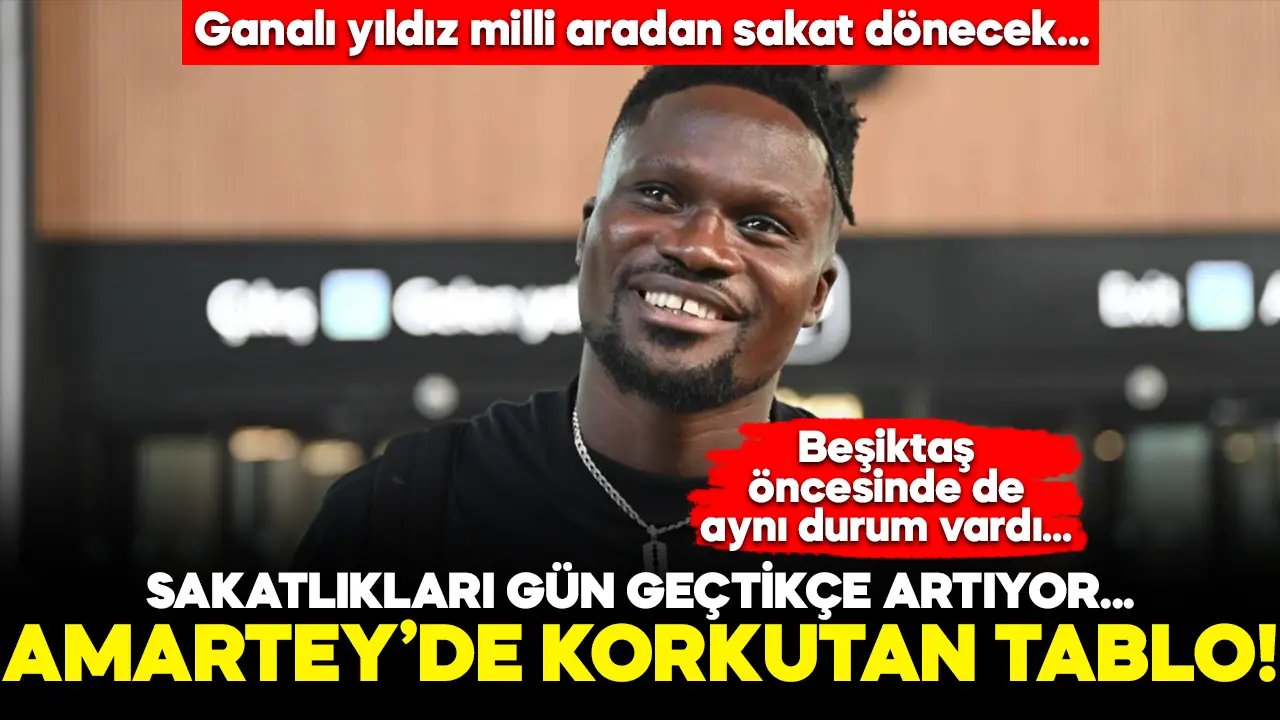 Beşiktaş'ta Daniel Amartey'in korkutan sakatlık istatistiği