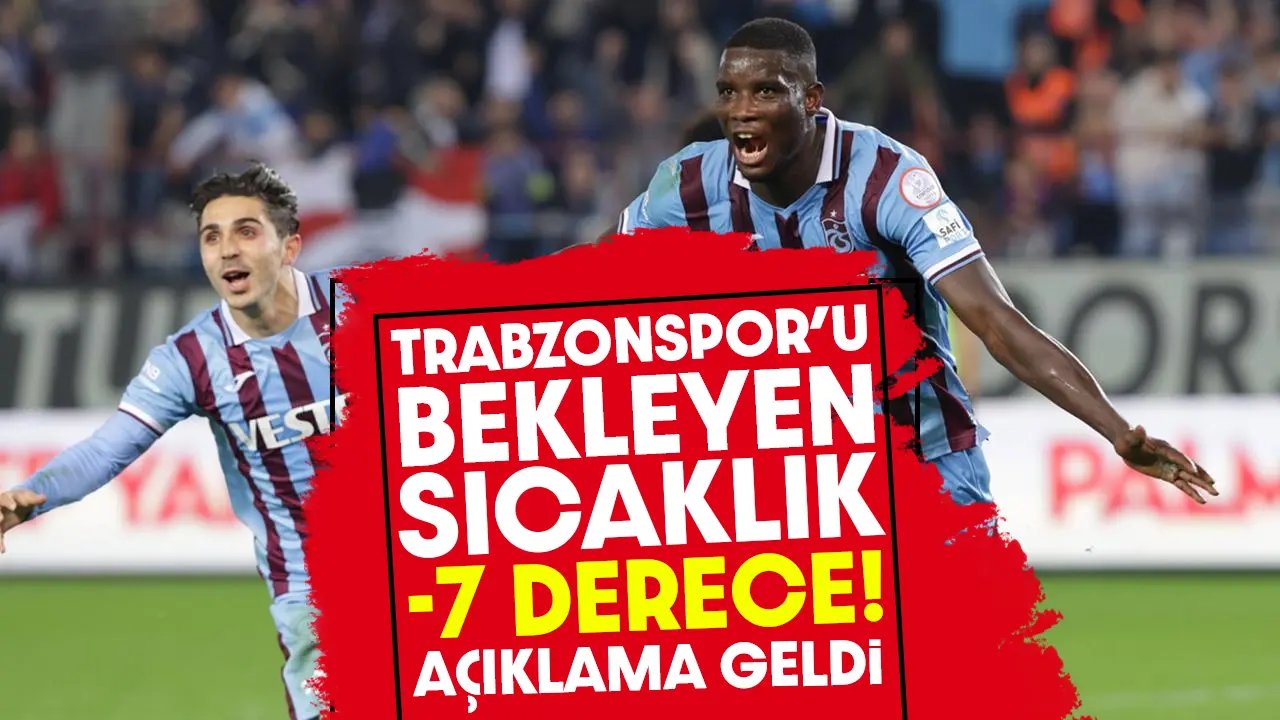 Sıcaklık -7 derece! Sivasspor - Trabzonspor maçında kar yağacak mı?