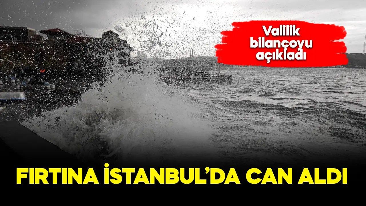 Fırtına can aldı! Valilik bilançoyu açıkladı