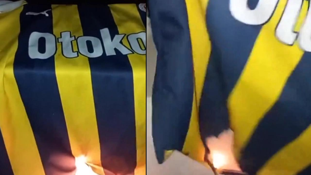 Fenerbahçe taraftarı 6-1'lik mağlubiyet sonrası formasını yaktı