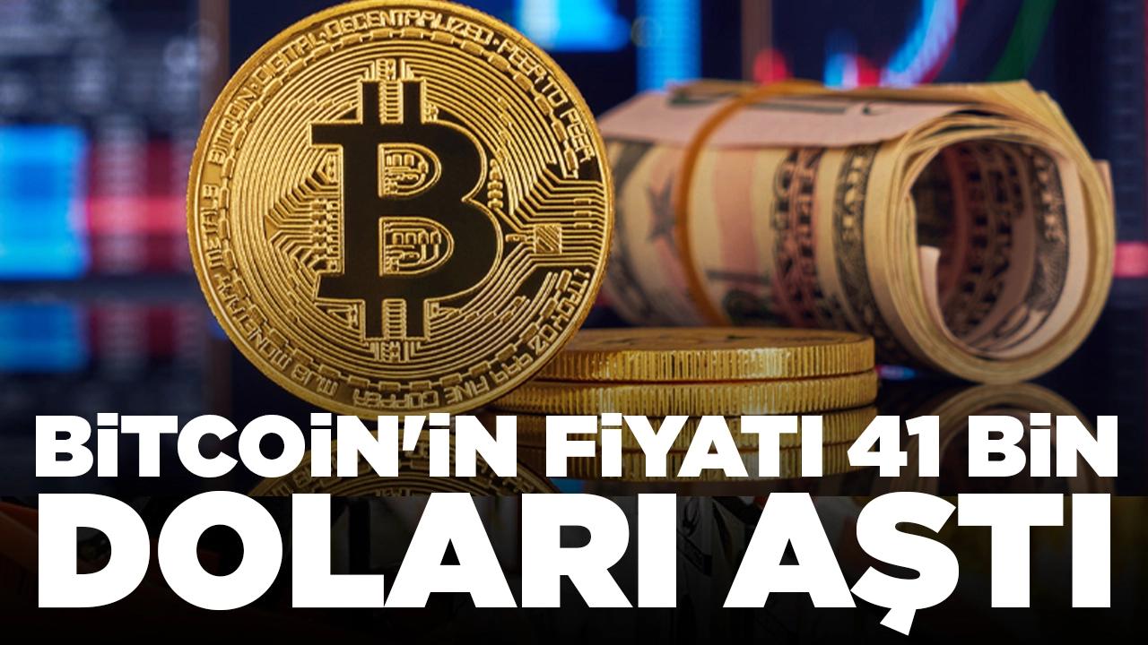 Ekimden bu yana yüzde 50'den fazla arttı: Bitcoin'in fiyatı 41 bin doları aştı