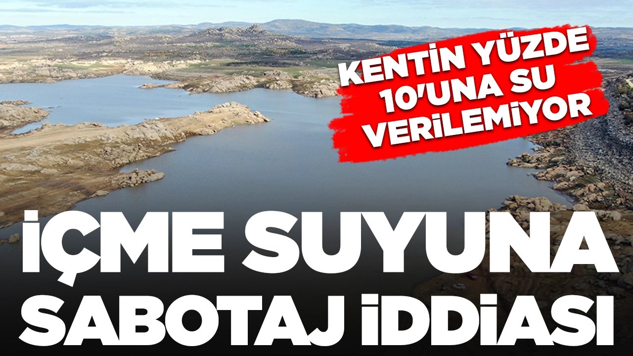 İçme suyuna sabotaj iddiası: Bidonlarla kuyruk oluştu, kentin yüzde 10'una su verilemiyor