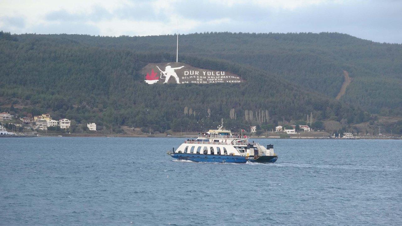 Çanakkale'de yarın düzenlenecek seferler iptal edildi