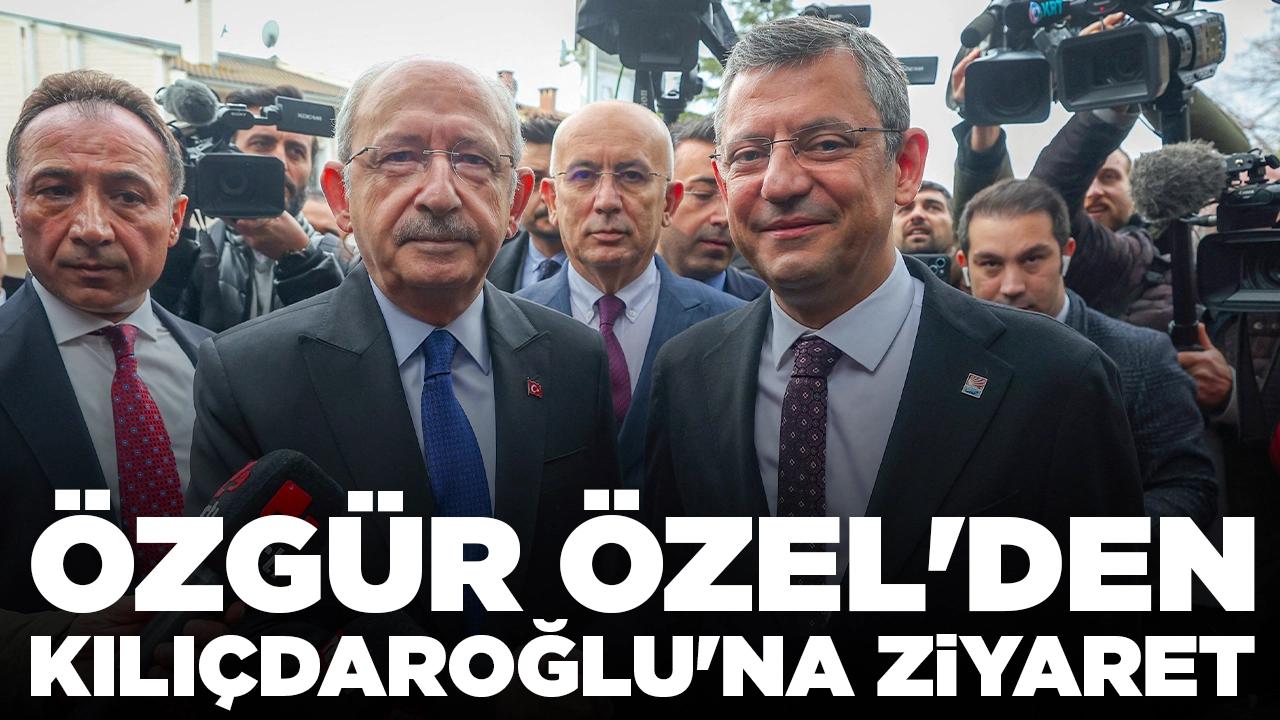 Özgür Özel ile Kemal Kılıçdaroğlu bir araya geldi