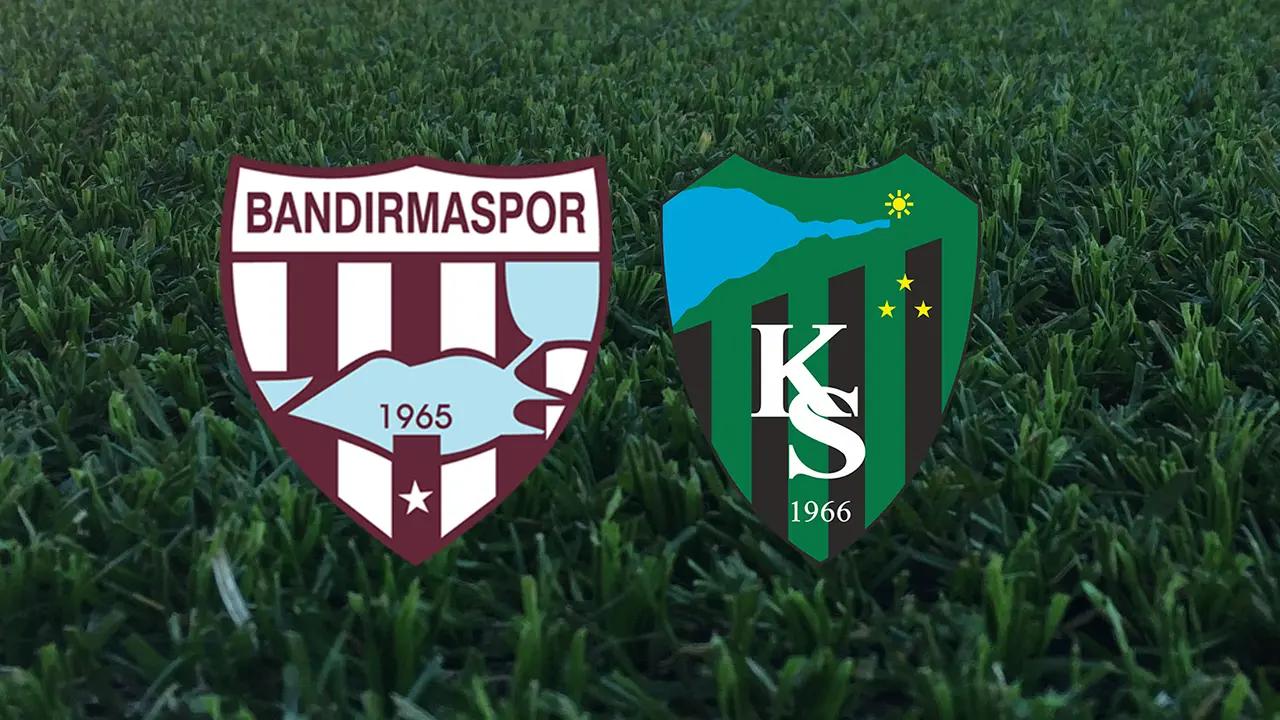 Bandırmaspor ile Kocaelispor 3 puan için sahada