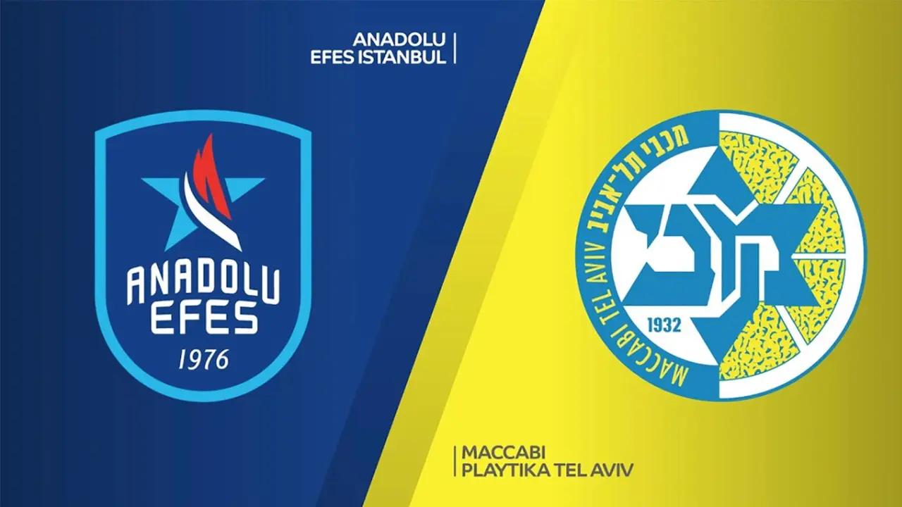 Anadolu Efes Maccabi Tel Aviv deplasmanında