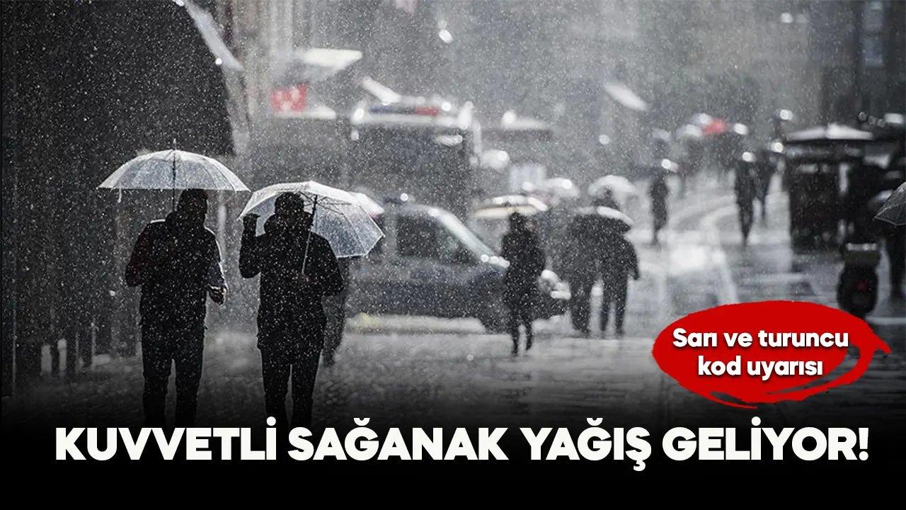 Meteoroloji uyarıyor! Sarı ve turuncu alarm verildi