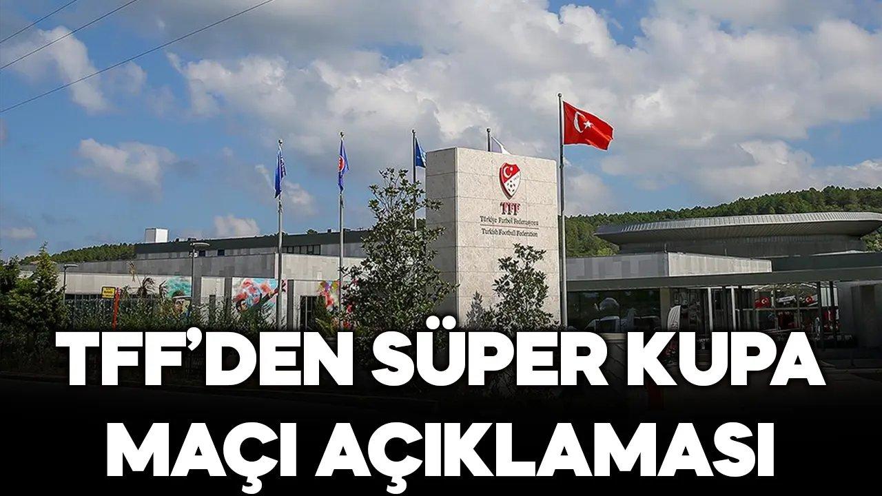 TFF'den açıklama: Milli değerlerimiz ve Atatürk ilkelerimiz tartışmaya açık olmamıştır