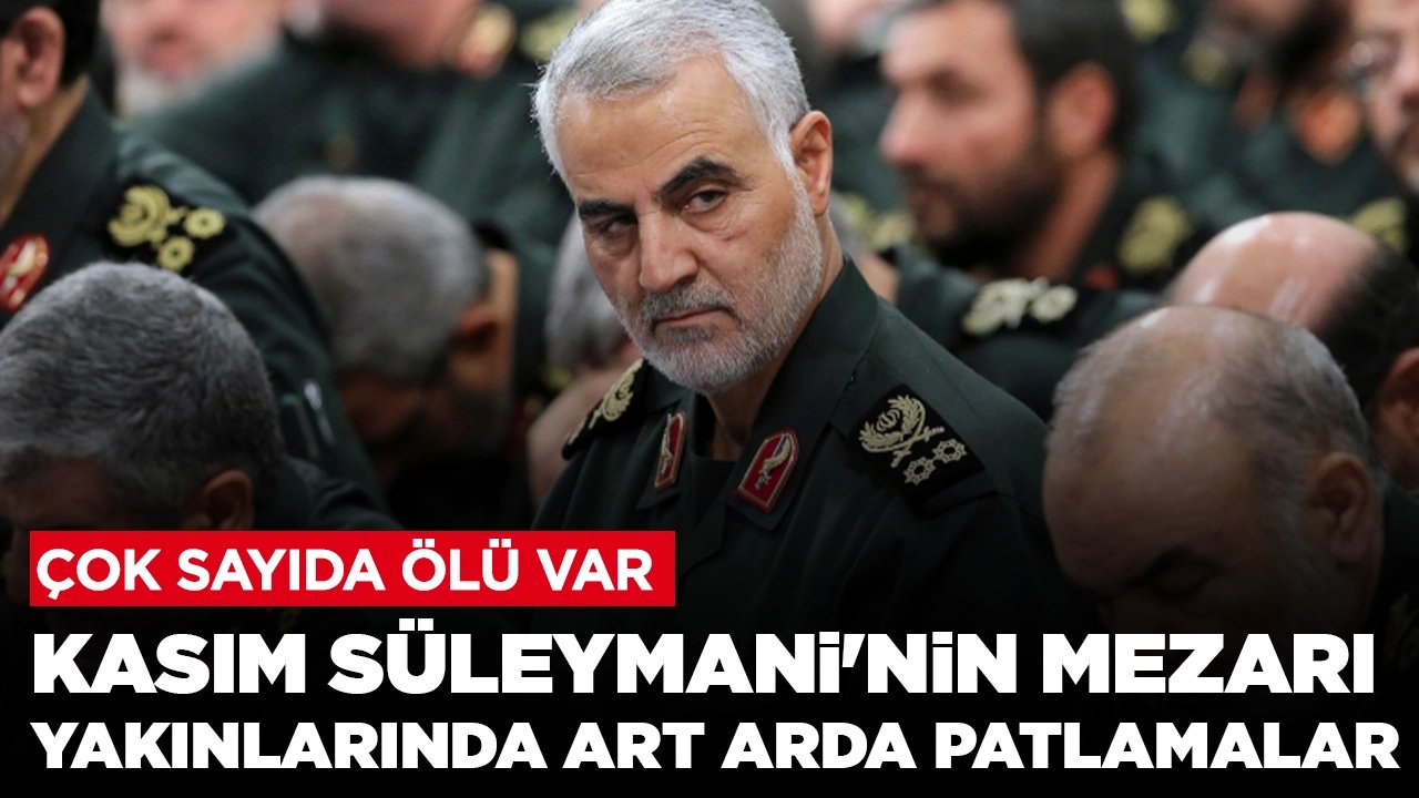 Kasım Süleymani'nin mezarı yakınlarında art arda patlamalar: Çok sayıda ölü var