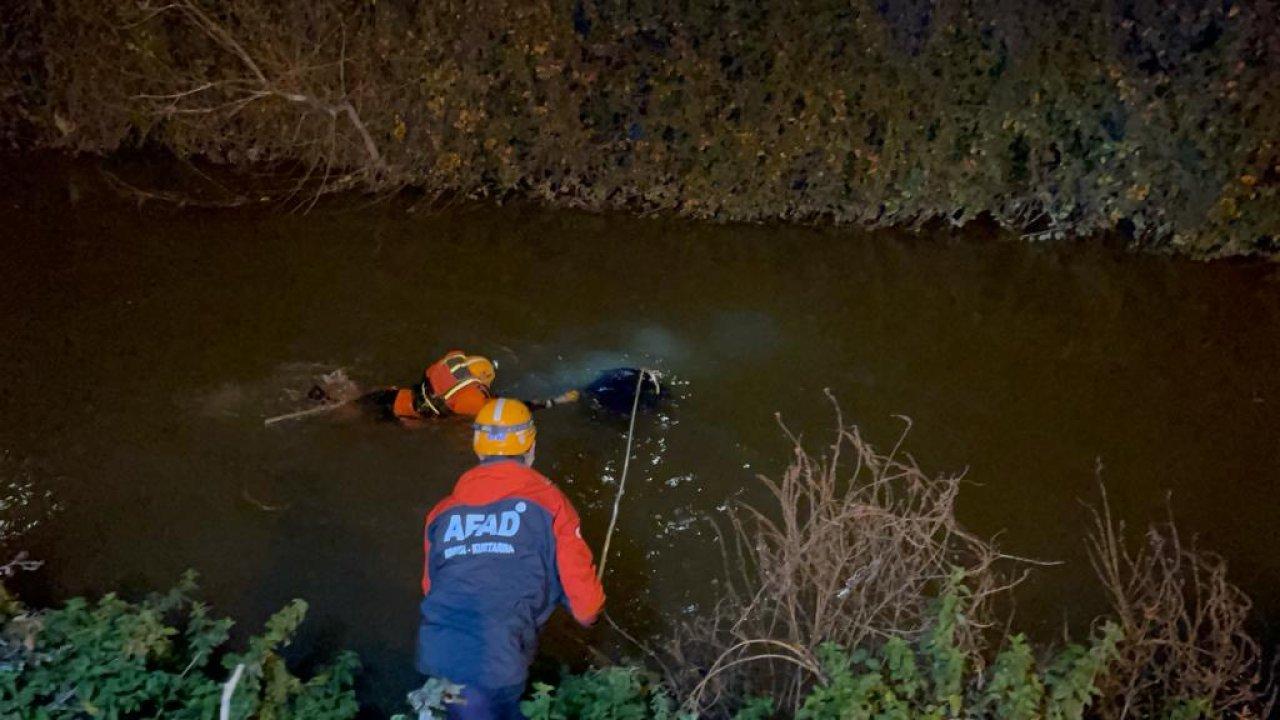 Sakarya'daki derede erkek cesedi bulundu