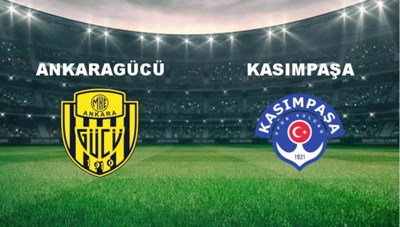 Kasımpaşa MKE Ankaragücü'ne konuk oluyor