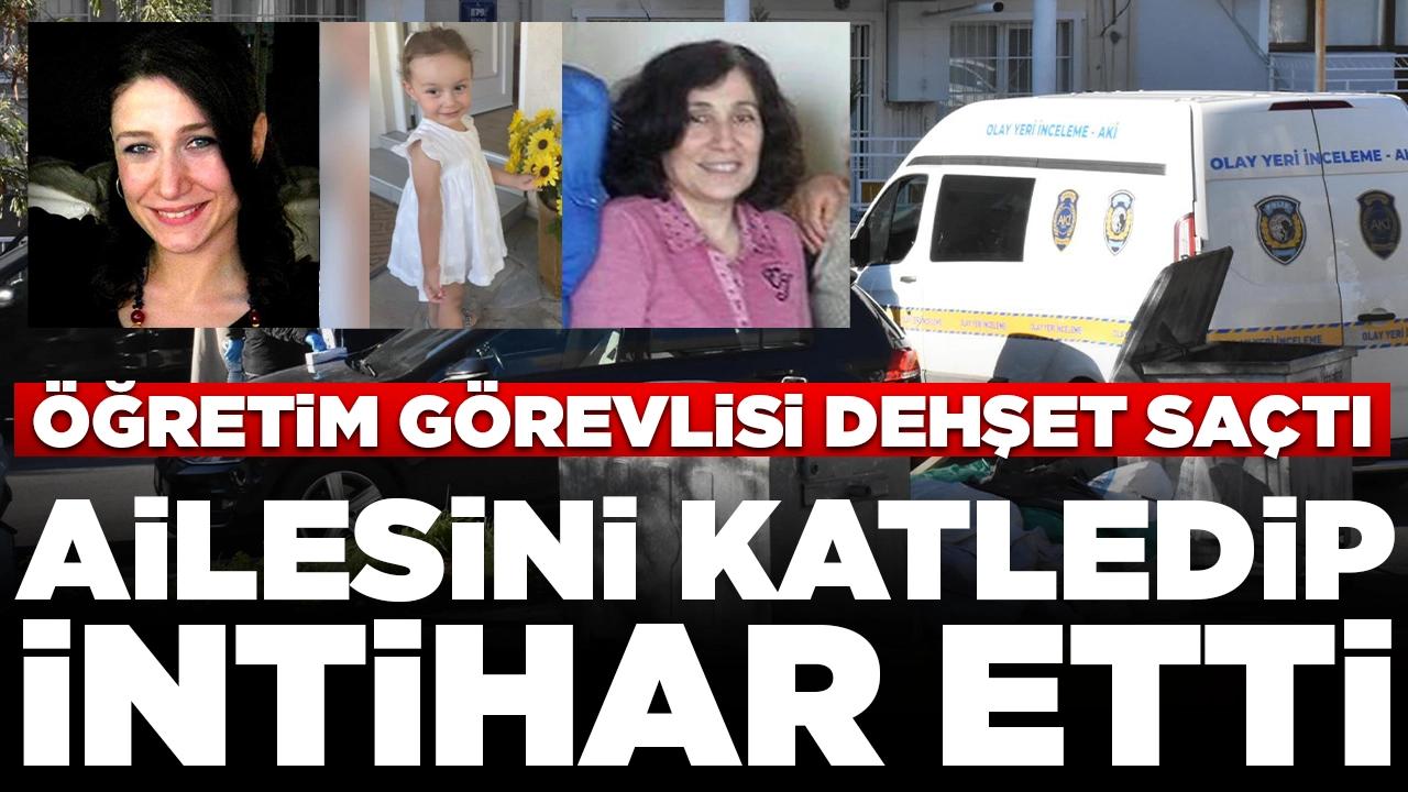 Öğretim görevlisi dehşet saçtı: Kızını ve kayınvalidesini öldürdü, eşini ağır yaralayıp intihar etti