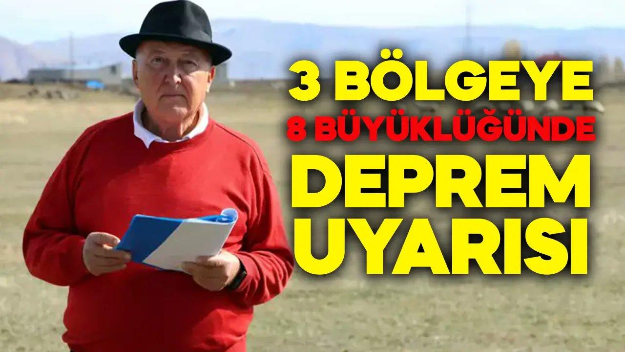 Ahmet Ercan bu kez 8 büyüklüğünde deprem uyarısı yaptı!