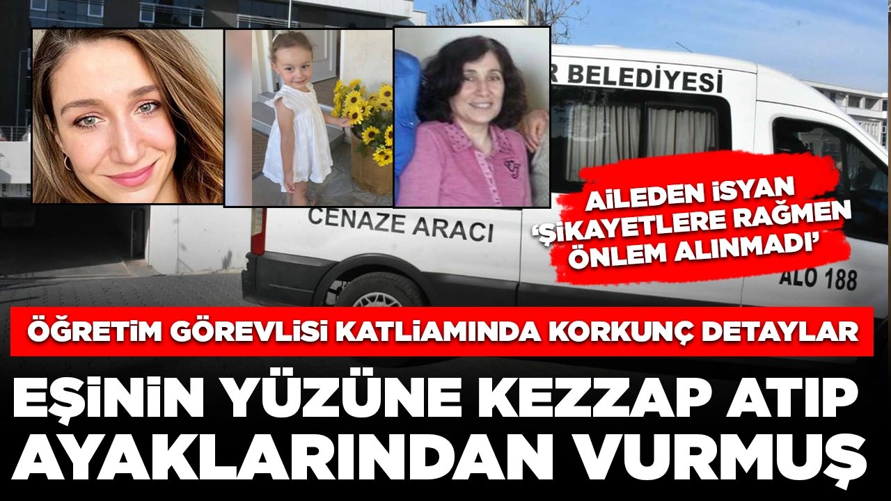 Öğretim görevlisi katliamında korkunç detaylar: Eşini vurmadan önce yüzüne kezzap atmış